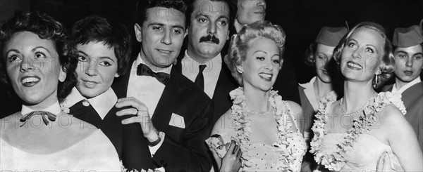 Première du film "Destinées " de Jean Delannoy, à Paris (1954)