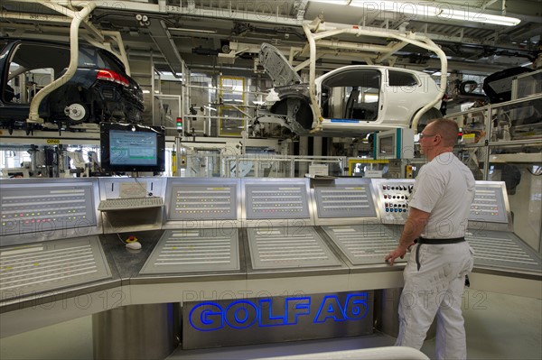 Wolfsburg. Usine Volkswagen