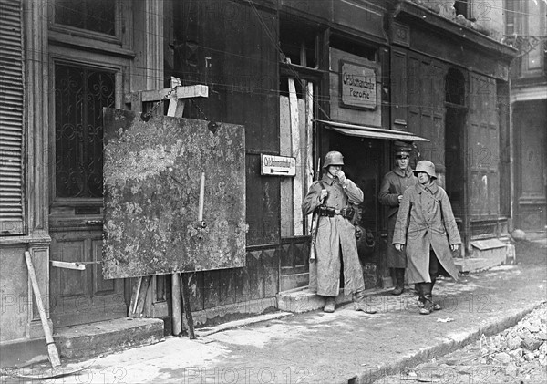 Quartiers généraux de l'armée allemande à Péronne, 1916