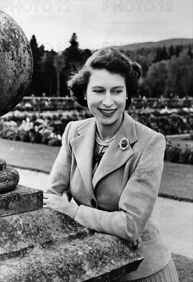 La princesse Elisabeth au château de Balmoral