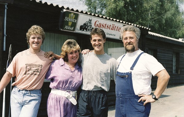 Michael Schumacher entouré de sa famille