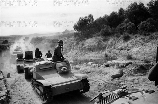 Chars italiens pendant la guerre civile espagnole, 1938