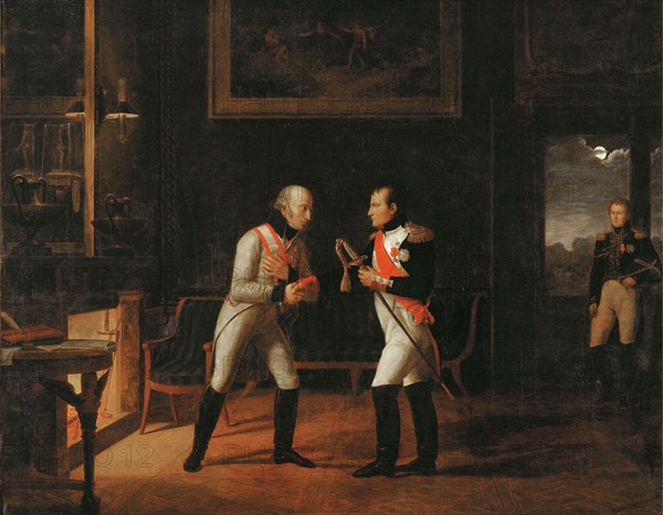 Ponce-Camus, Entrevue de Napoléon Ier et de l'archiduc Charles à Stammersdorf, le 17 décembre 1805