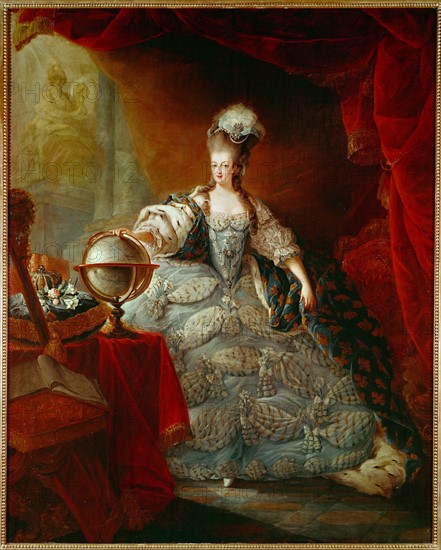 Gautier d'Agoty, Marie-Antoinette, reine de France