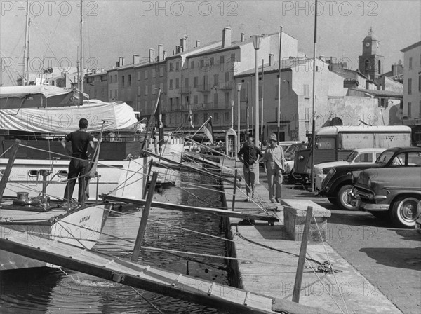 Le port de Saint Tropez en 1961