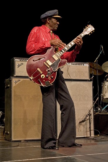 Chuck Berry sur scène, 2005