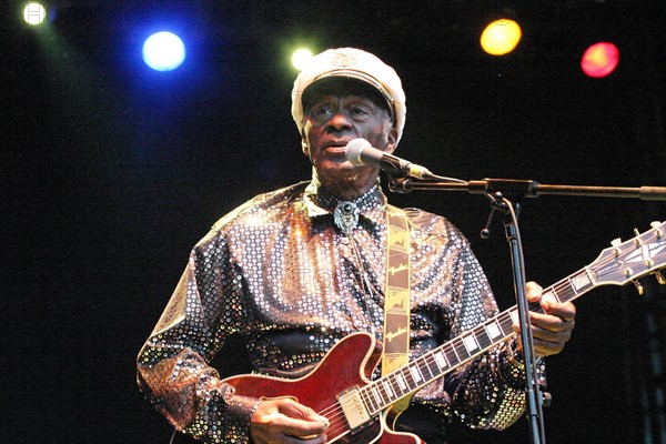 Chuck Berry sur scène, 2007