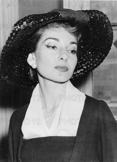 Maria Callas en 1958