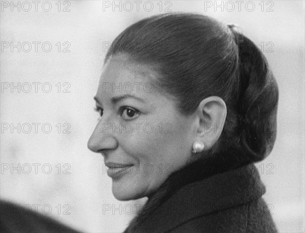 Maria Callas en 1974