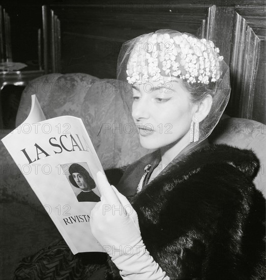 Maria Callas en 1956