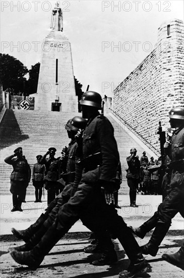 L'armée allemande dans Verdun. 1940