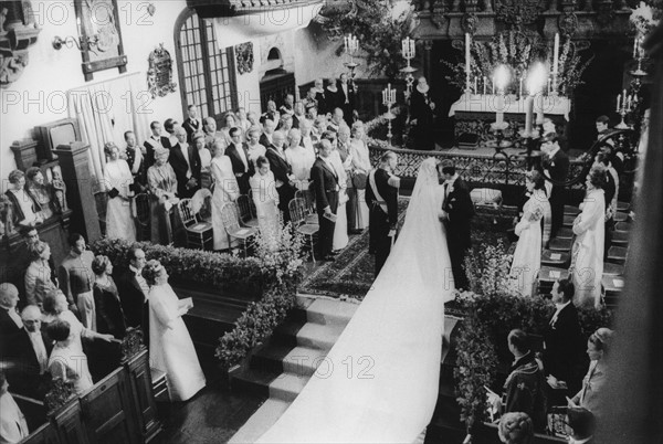 Mariage de la Princesse Margrethe de Danemark avec Henri de Laborde de Monpezat