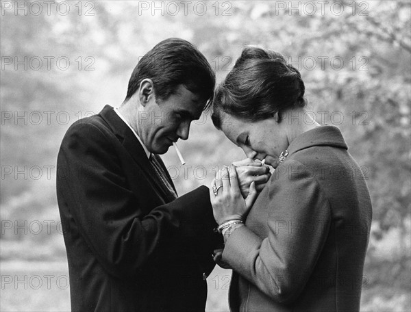 La Reine Margrethe II du Danemark et son mari, le prince Henrik