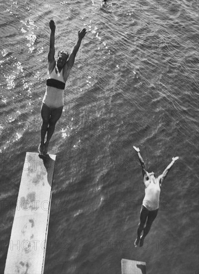 Deux nageurs allemands, 1932