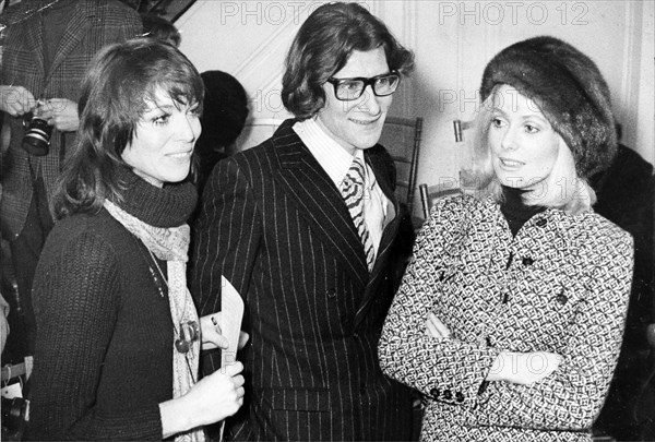 Elsa Martinelli, Yves Saint Laurent et Catherine Deneuve