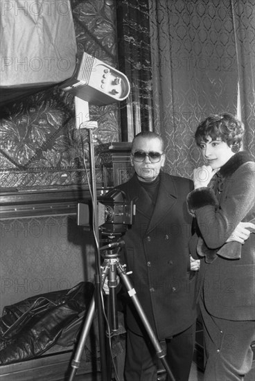 Karl Lagerfeld et Inès de la Fressange, 1989