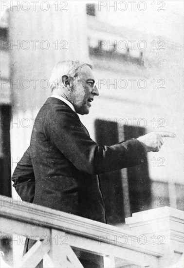 Discours du Président Wilson vers 1919