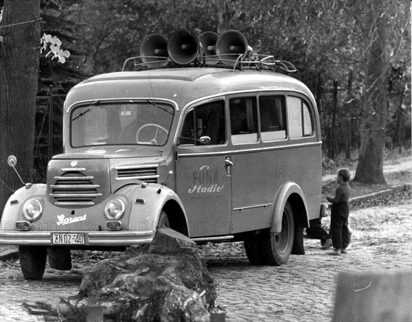 Camion de propagande du parti socialiste allemand, 1961