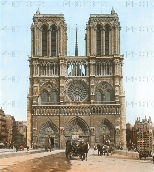 La Cathédrale Notre-Dame de Paris vers 1905