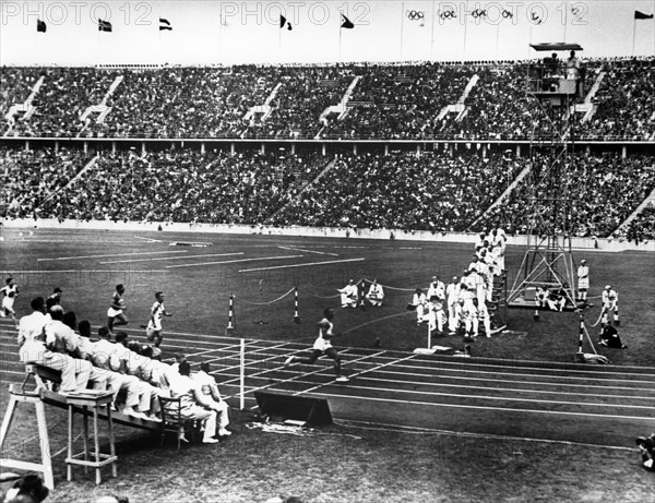 Owens, Jesse - Leichtathlet, USA/ Olympiade 1936 in Berlin