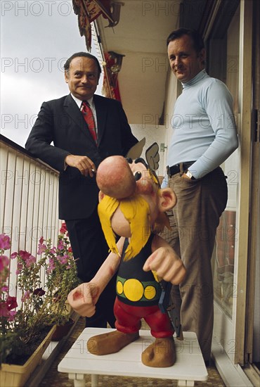 René Goscinny et Albert Uderzo, 1970