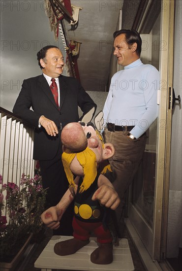 René Goscinny et Albert Uderzo, 1970