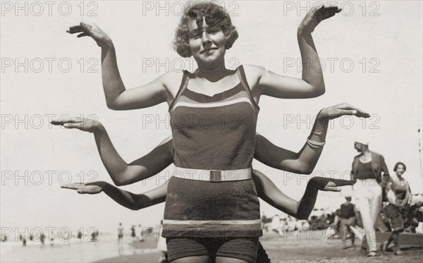 Girl in her bathing suit