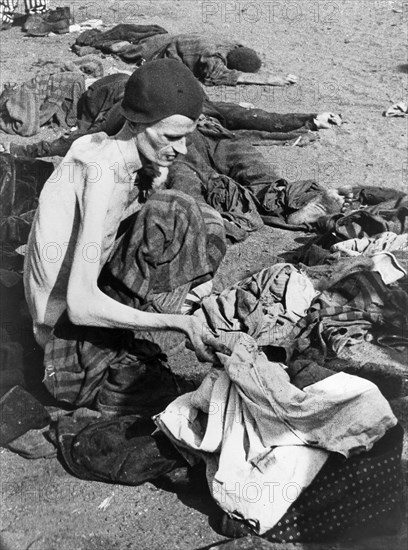 Camp de concentration de Bergen-Belsen, 1945