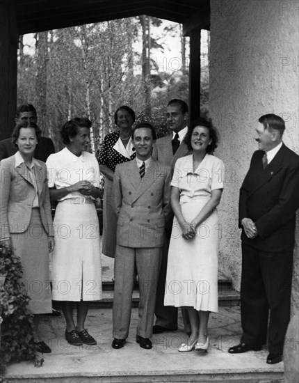 Leni Riefenstahl et Adolf Hitler, 1937