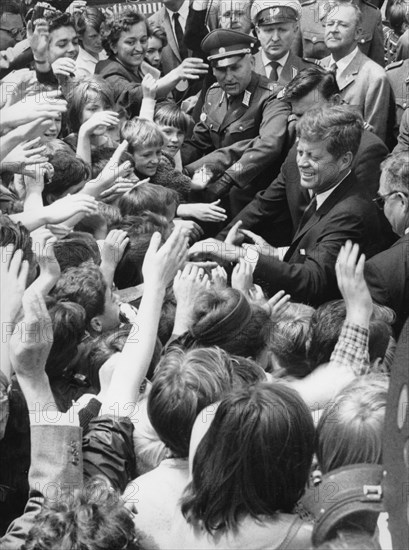 John F. Kennedy à Checkpoint Charlie, 1963