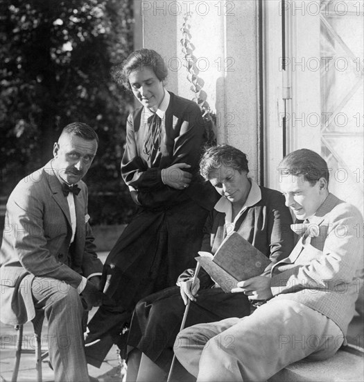 Thomas Mann en famille, 1929