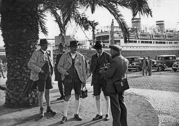 Vacanciers allemands de l'organisation KdF, 1936