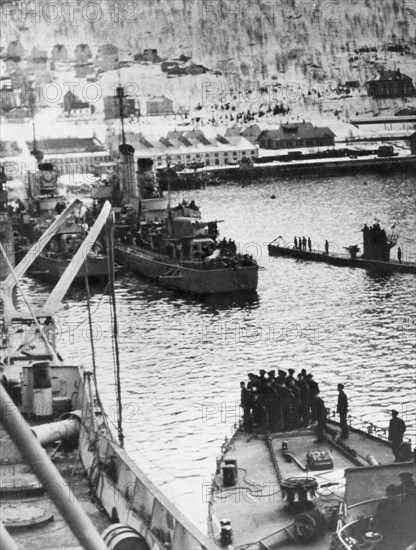 Flotte de guerre allemande en Norvège, 1940