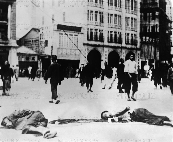 Combats de rue en Chine, 1927