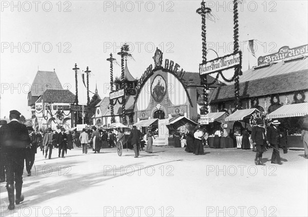 Oktoberfest en Allemagne, 1909