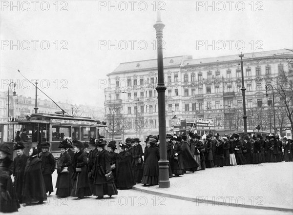 Première journée internationale de la femme, à Berlin, 1911