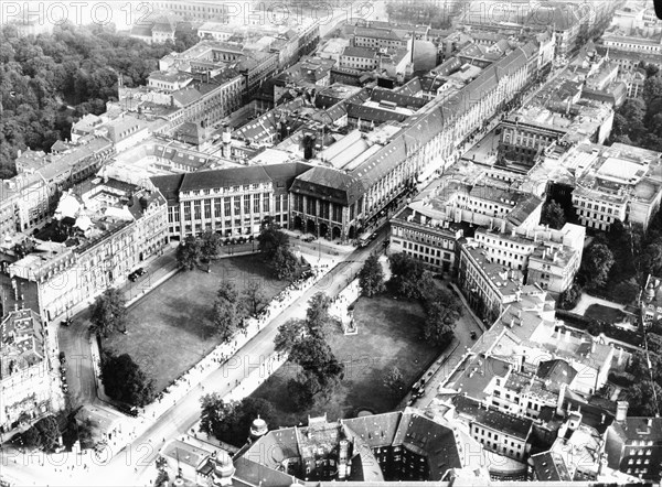 Vue aérienne de Berlin, 1930