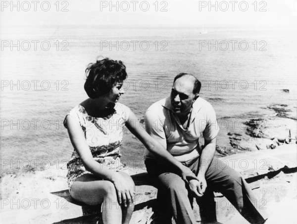 Loren, Sophia - Actress, Italy/ with husband Carlo Ponti, undated......