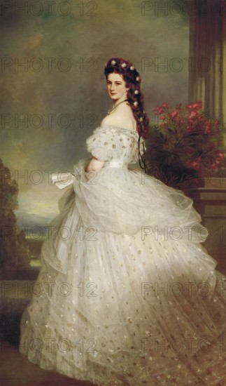 Impératrice Élisabeth d'Autriche par Franz Xaver Winterhalter