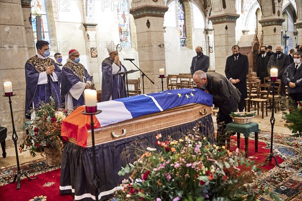 Obsèques du Président Valéry Giscard d'Estaing, Authon (Loir-et-Cher), le 5 décembre 2020