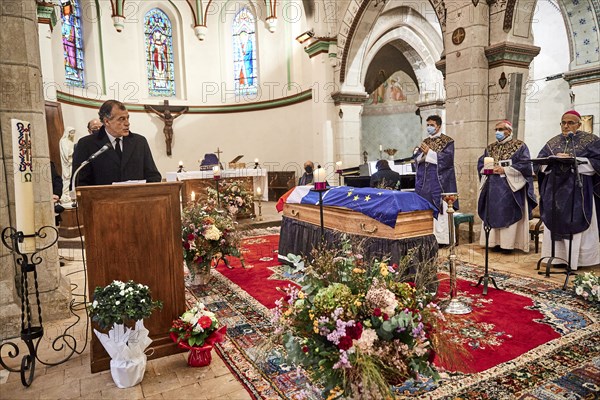 Obsèques du Président Valéry Giscard d'Estaing, Authon (Loir-et-Cher), le 5 décembre 2020