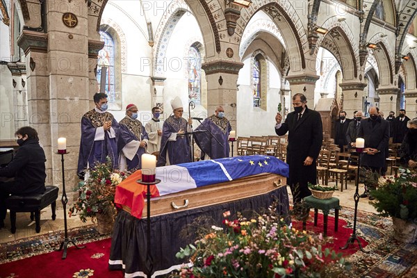 Obsèques du Président Valéry Giscard d'Estaing, Authon (Loir-et-Cher), le 5 décembre 2020