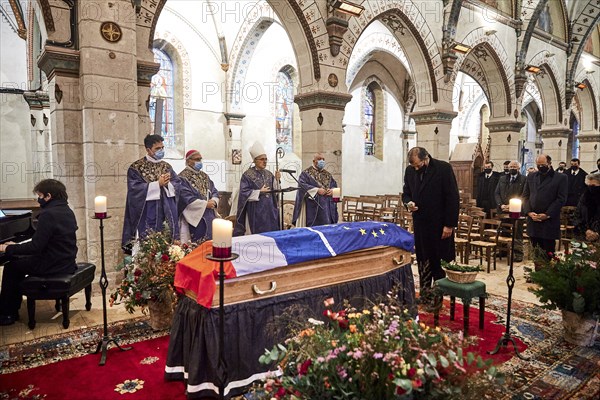 Obsèques du Président Valéry Giscard d'Estaing, Authon (Loir-et-Cher), le 5 décembre 2020