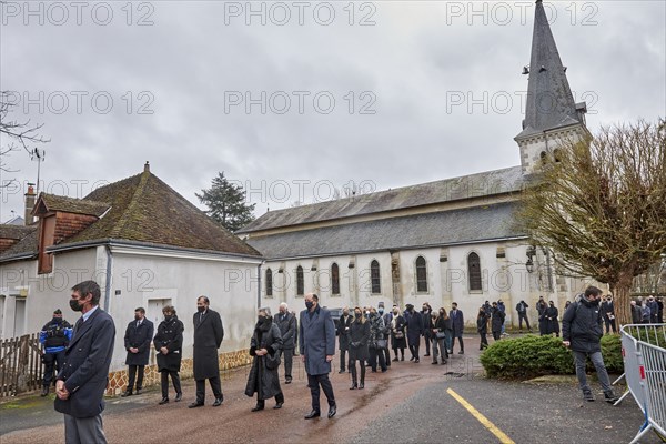 Obsèques du Président Valéry Giscard d'Estaing, Authon (Loir-et-Cher), le 5 décembre 2020