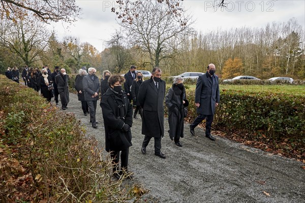 Obsèques du Président Valéry Giscard d'Estaing, Authon (Loir-et-Cher), le 5 décembre 2020