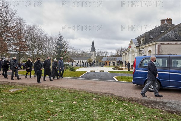 Obsèques du Président Valéry Giscard d'Estaing, Authon (Loir-et-Cher), le 5 décembre 2020