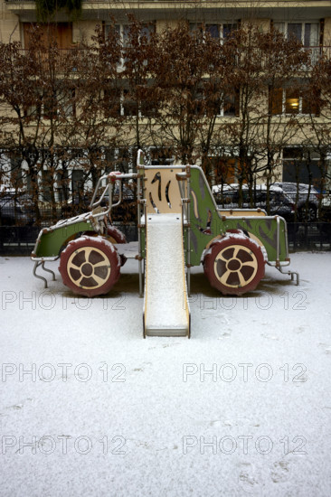 Illustrations Paris neige et soleil exposition