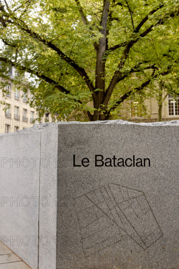 Jardin du 13 Novembre 2015 à Paris