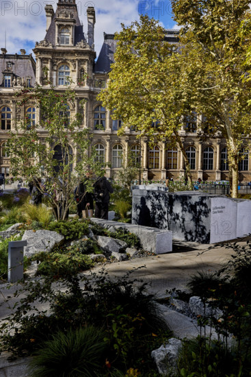 Jardin du 13 Novembre 2015 à Paris