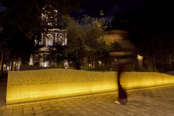 Jardin du 13 Novembre 2015 à Paris